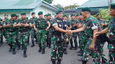 Kunjungan Kerja Pangdivif 2 Kostrad di Yonarhanud 2 Kostrad: Tingkatkan Moril Prajurit Alap-Alap