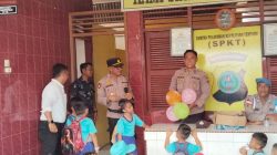 Polsek Pulau-Pulau Batu Terima Kunjungan Belajar Anak TK Santo Gabriel Pulau Tello