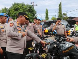Polres Nias Selatan Gelar Pemeriksaan Kendaraan Dinas R2, R4, dan R6