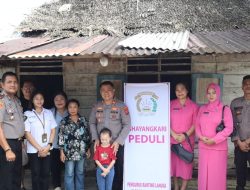 Polres Nias Selatan, RS Bhayangkara Polda Sumut dan Angkatan Muda Sisingamangaraja Kolaborasi Obati Anak Penderita Stunting