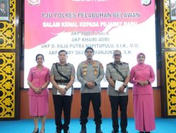 Polres Pelabuhan Belawan Gelar Sertijab dan Kenal Pamit Pejabat Utama