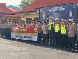 Polres Sibolga Perkuat Garda Anti Narkoba Lewat Pelatihan Hukum dan Teknis