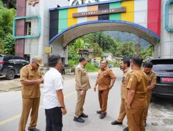 Bupati Pakpak Bharat Survei Jalan Nasional di Batas Daerah Pakpak Bharat – Kota Subulussalam