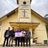 BRI Sibolga Salurkan Bantuan untuk Pembangunan 2 Gereja di Tapteng