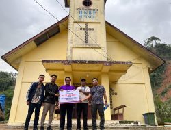 BRI Sibolga Salurkan Bantuan untuk Pembangunan 2 Gereja di Tapteng