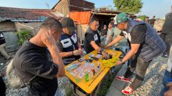 Barak Narkoba Pinggir Rel Tembung Digempur: 4 Pria Diborgol, Lapak Dibakar