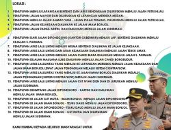 Besok, Sat Lantas Polrestabes Medan Berlakukan Rekayasa Lalulintas di 18 Titik Ruas Jalan