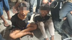 Dua Anggota Geng Motor Bawa Sajam Saat Konvoi Ditangkap Polsek Medan Labuhan