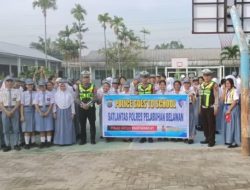 Sat Lantas Polres Pelabuhan Belawan Gelar Police Goes To School di SMA Negeri 9 Medan