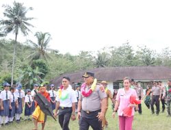Polres Nias Selatan Distribusikan MBG di SMP Negeri 1 Gomo