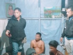 Sat Narkoba Polres Pelabuhan Belawan Tangkap 1 Pengedar dan 2 Pengguna Shabu di Desa Manunggal
