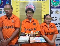 Polres Sibolga Tangkap 3 Pelaku Narkoba Saat Operasi Antik Toba 2026, Dua Residivis