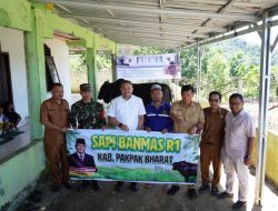 Bupati Pakpak Bharat Serahkan Hewan Qurban Presiden RI, Prabowo Subianto