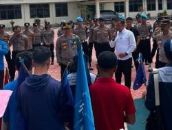 Polres Nias Selatan Lakukan Pengamanan Unjuk Rasa GMKI