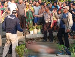 Duduk di Bantalan Rel, Seorang Wanita Ditabrak Kereta Api, Polisi Olah TKP