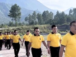 Jumat Sehat, Personel Polres Bener Meriah Awali Pagi dengan Olahraga Bersama