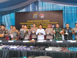 Polrestabes Medan Musnahkan Puluhan Kilo Narkotika Hasil Pengungkapan Jaringan Internasional dan Barak Narkoba
