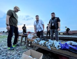 Sarang Narkoba di Bantaran Rel Kereta Api Tembung ‘Disikat’ Polrestabes Medan
