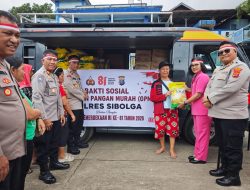Meriahkan Hari Kemerdekaan Republik Indonesia, Polres Sibolga Gelar Pangan Murah untuk Masyarakat