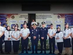Kanim Kelas II TPI Belawan Upacara HUT RI di Rudenim Medan
