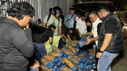 Kejar-kejaran, Satres Narkoba Polrestabes Medan Tabrak Mobil Asal Aceh Pembawa 93 Kg Ganja