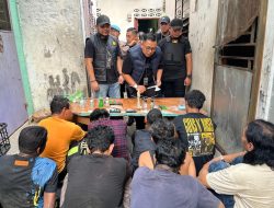 Polrestabes Medan Geruduk Dua Sarang Narkoba Mangkubumi, 2 Pengedar dan 7 Pemakai Ditangkap