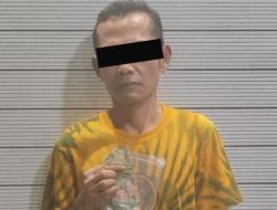 Pria Lansia Jual Ganja Ditangkap Polrestabes Medan