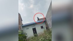 Lompati 10 Rumah, Dua Pengedar Sabu Bak Spiderman Ditangkap Polrestabes Medan