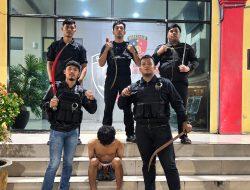 Tim Macan Polres Pelabuhan Belawan Terkam Pemuda Diduga Hendak Tawuran, Sita 4 Celurit