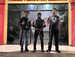 Polres Pelabuhan Belawan Amankan 7 Sajam dari Rumah Kosong yang Diduga Markas Geng Motor