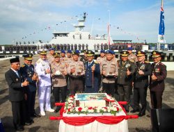 Kapolres Pelabuhan Belawan Hadiri Upacara HUT ke-81 TNI, Perkuat Sinergi TNI-Polri Jaga Keamanan