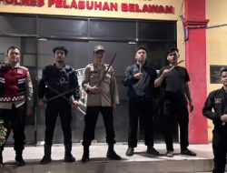 Tim Macan Belawan Amankan 7 Sajam Diduga Hendak Dipakai Tawuran di Martubung